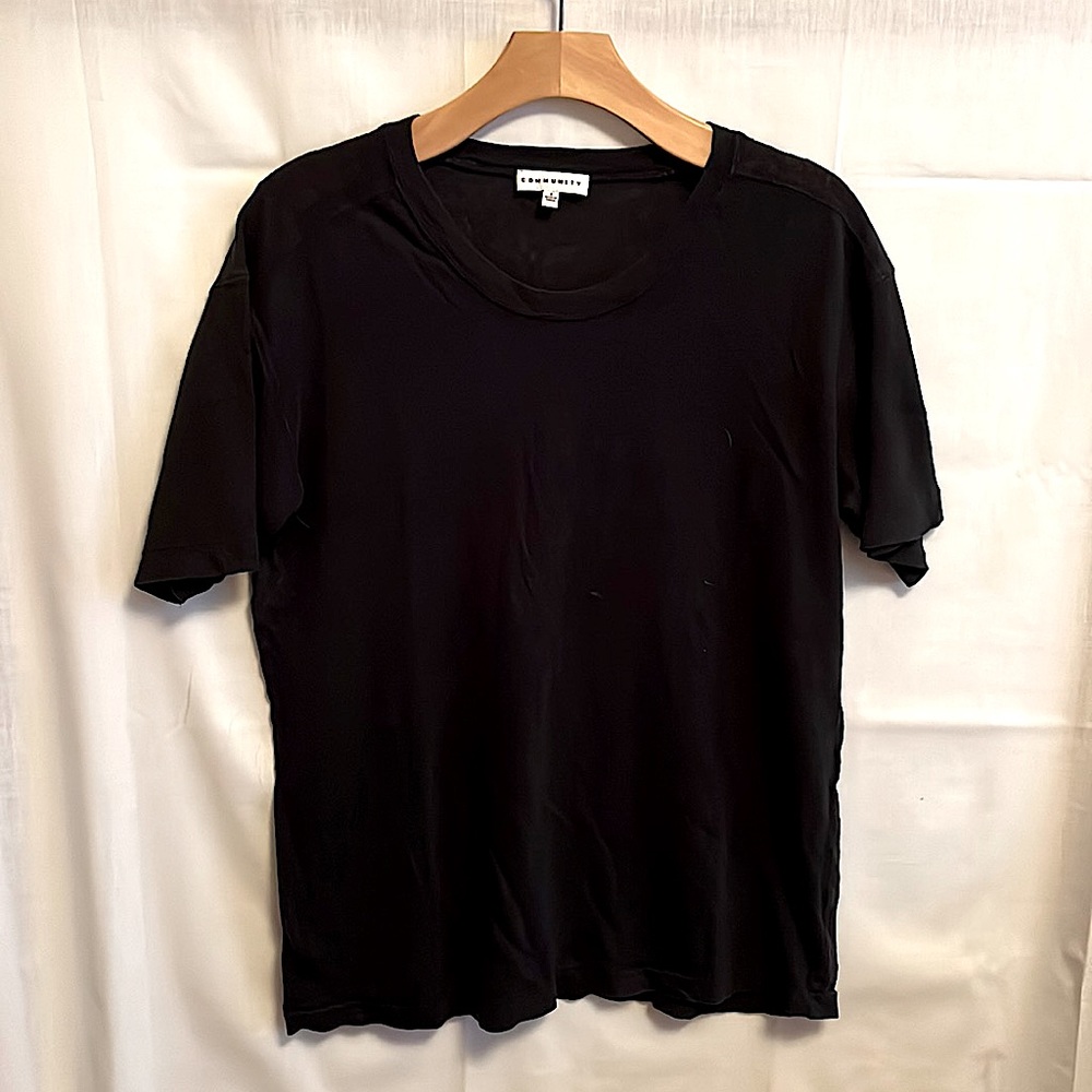 ARITZIA Community Oversized Linen Tee // Size S